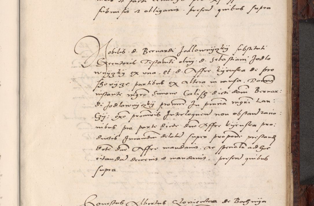 Zdjęcie nr 535 dla obiektu archiwalnego: Acta actorum causar[um sen]tenciarum tam diffinitivarum quam interlocutoriarum et obligacionum coram reverendo domino Benedicto Isdbienski cancellario Gnesnensi, cantore et vicario in spiritualibus generali Craccoviensi ad annum Domini millesimum quingentesimum quadragesimum quartum, cuius indicio est secunda, pontificatus sanctiss[imi] in Christo patris et [domi]ni nostri domini Pauli divina providencia pape tercii feliciter moderni, anno coronancionis eiusdem decimo, continuantur