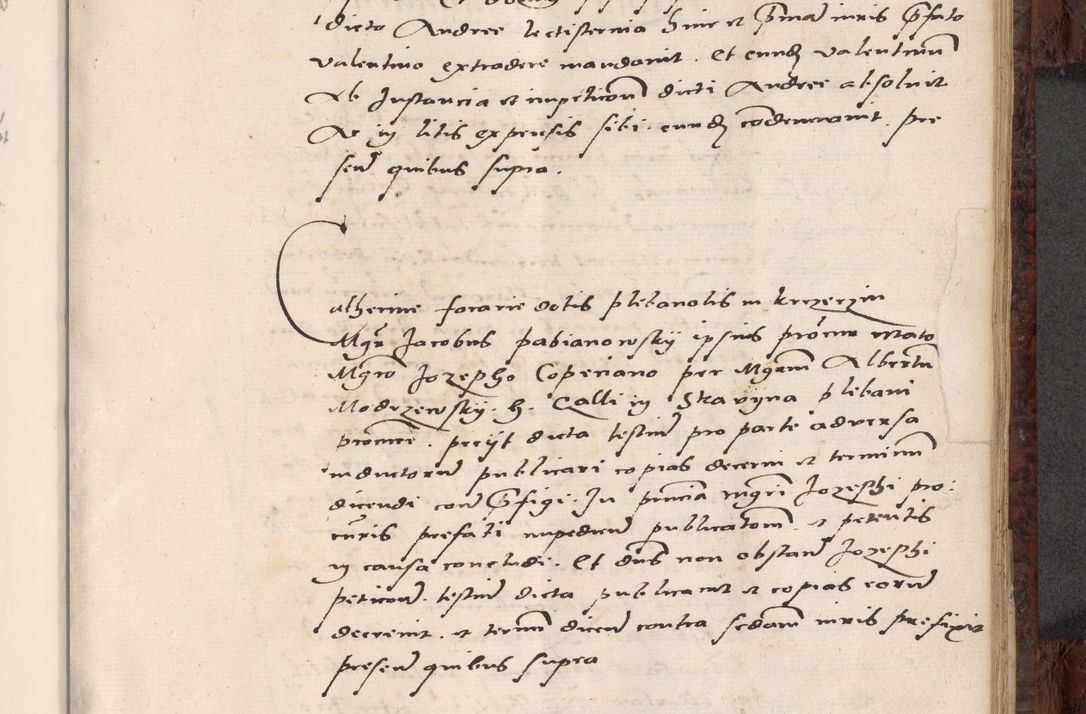Zdjęcie nr 527 dla obiektu archiwalnego: Acta actorum causar[um sen]tenciarum tam diffinitivarum quam interlocutoriarum et obligacionum coram reverendo domino Benedicto Isdbienski cancellario Gnesnensi, cantore et vicario in spiritualibus generali Craccoviensi ad annum Domini millesimum quingentesimum quadragesimum quartum, cuius indicio est secunda, pontificatus sanctiss[imi] in Christo patris et [domi]ni nostri domini Pauli divina providencia pape tercii feliciter moderni, anno coronancionis eiusdem decimo, continuantur