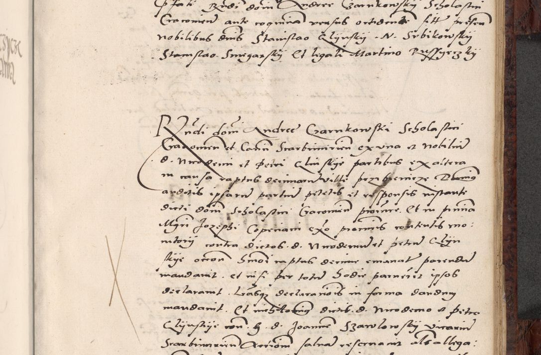 Zdjęcie nr 525 dla obiektu archiwalnego: Acta actorum causar[um sen]tenciarum tam diffinitivarum quam interlocutoriarum et obligacionum coram reverendo domino Benedicto Isdbienski cancellario Gnesnensi, cantore et vicario in spiritualibus generali Craccoviensi ad annum Domini millesimum quingentesimum quadragesimum quartum, cuius indicio est secunda, pontificatus sanctiss[imi] in Christo patris et [domi]ni nostri domini Pauli divina providencia pape tercii feliciter moderni, anno coronancionis eiusdem decimo, continuantur