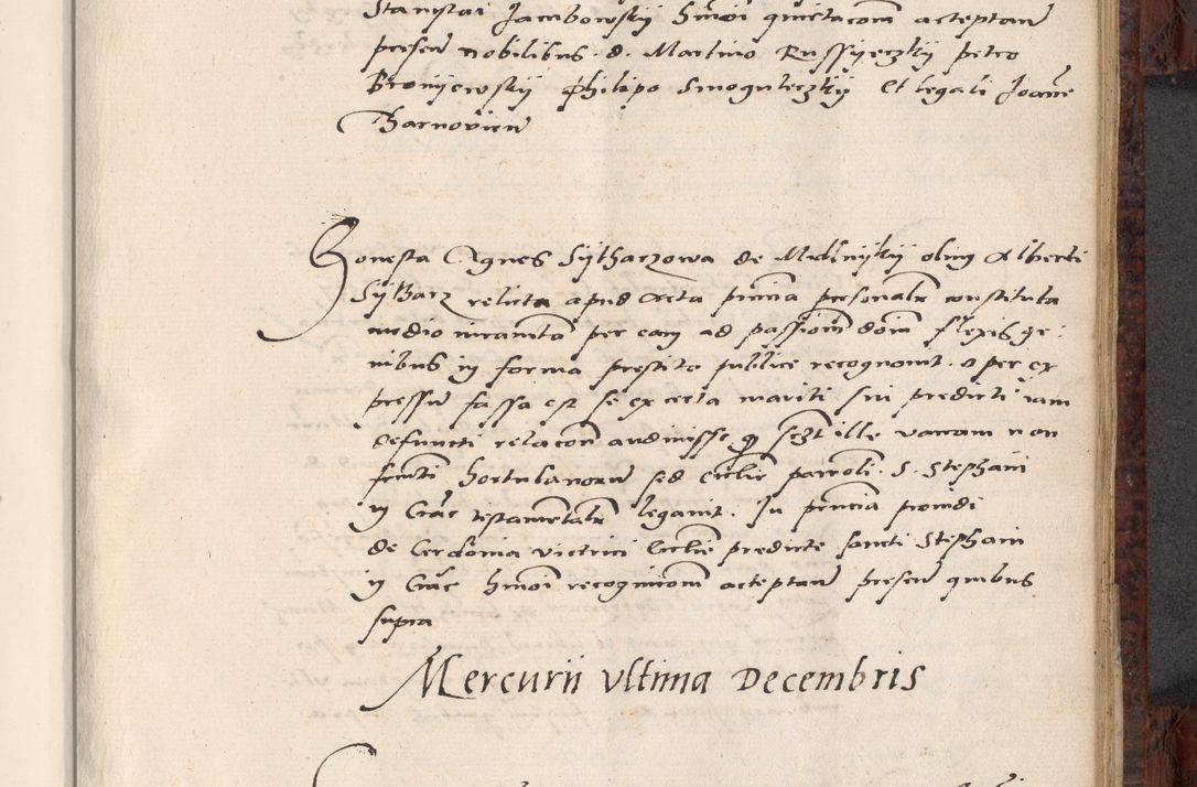 Zdjęcie nr 519 dla obiektu archiwalnego: Acta actorum causar[um sen]tenciarum tam diffinitivarum quam interlocutoriarum et obligacionum coram reverendo domino Benedicto Isdbienski cancellario Gnesnensi, cantore et vicario in spiritualibus generali Craccoviensi ad annum Domini millesimum quingentesimum quadragesimum quartum, cuius indicio est secunda, pontificatus sanctiss[imi] in Christo patris et [domi]ni nostri domini Pauli divina providencia pape tercii feliciter moderni, anno coronancionis eiusdem decimo, continuantur