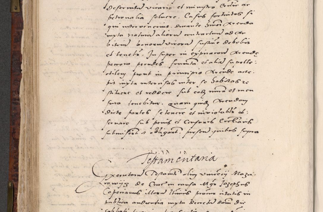 Zdjęcie nr 510 dla obiektu archiwalnego: Acta actorum causar[um sen]tenciarum tam diffinitivarum quam interlocutoriarum et obligacionum coram reverendo domino Benedicto Isdbienski cancellario Gnesnensi, cantore et vicario in spiritualibus generali Craccoviensi ad annum Domini millesimum quingentesimum quadragesimum quartum, cuius indicio est secunda, pontificatus sanctiss[imi] in Christo patris et [domi]ni nostri domini Pauli divina providencia pape tercii feliciter moderni, anno coronancionis eiusdem decimo, continuantur