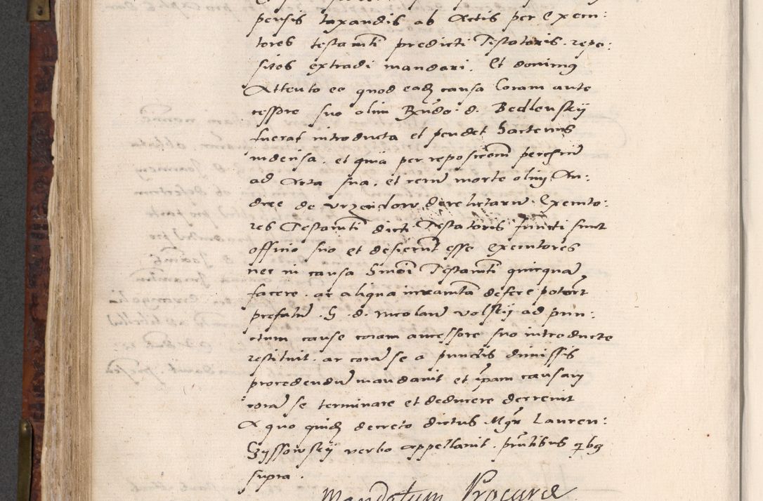 Zdjęcie nr 508 dla obiektu archiwalnego: Acta actorum causar[um sen]tenciarum tam diffinitivarum quam interlocutoriarum et obligacionum coram reverendo domino Benedicto Isdbienski cancellario Gnesnensi, cantore et vicario in spiritualibus generali Craccoviensi ad annum Domini millesimum quingentesimum quadragesimum quartum, cuius indicio est secunda, pontificatus sanctiss[imi] in Christo patris et [domi]ni nostri domini Pauli divina providencia pape tercii feliciter moderni, anno coronancionis eiusdem decimo, continuantur