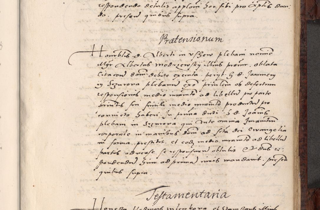 Zdjęcie nr 507 dla obiektu archiwalnego: Acta actorum causar[um sen]tenciarum tam diffinitivarum quam interlocutoriarum et obligacionum coram reverendo domino Benedicto Isdbienski cancellario Gnesnensi, cantore et vicario in spiritualibus generali Craccoviensi ad annum Domini millesimum quingentesimum quadragesimum quartum, cuius indicio est secunda, pontificatus sanctiss[imi] in Christo patris et [domi]ni nostri domini Pauli divina providencia pape tercii feliciter moderni, anno coronancionis eiusdem decimo, continuantur