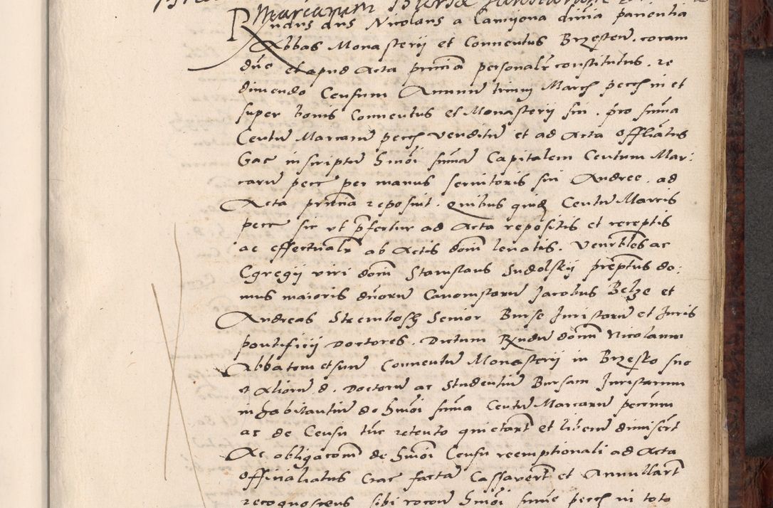 Zdjęcie nr 505 dla obiektu archiwalnego: Acta actorum causar[um sen]tenciarum tam diffinitivarum quam interlocutoriarum et obligacionum coram reverendo domino Benedicto Isdbienski cancellario Gnesnensi, cantore et vicario in spiritualibus generali Craccoviensi ad annum Domini millesimum quingentesimum quadragesimum quartum, cuius indicio est secunda, pontificatus sanctiss[imi] in Christo patris et [domi]ni nostri domini Pauli divina providencia pape tercii feliciter moderni, anno coronancionis eiusdem decimo, continuantur