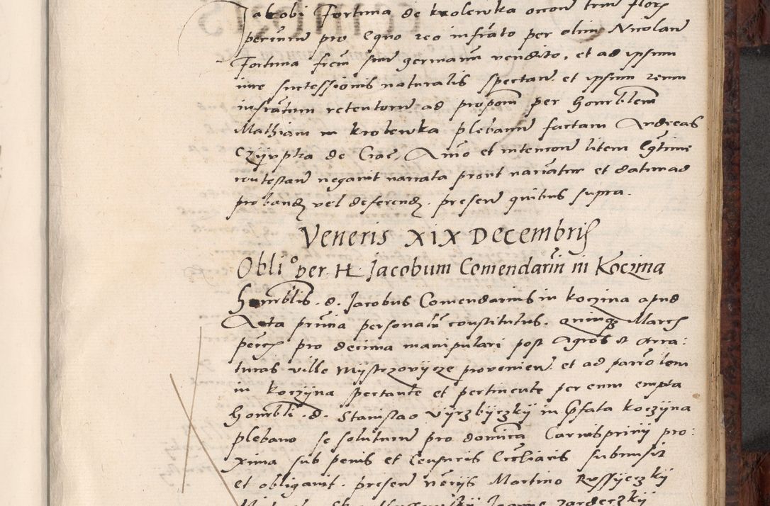 Zdjęcie nr 501 dla obiektu archiwalnego: Acta actorum causar[um sen]tenciarum tam diffinitivarum quam interlocutoriarum et obligacionum coram reverendo domino Benedicto Isdbienski cancellario Gnesnensi, cantore et vicario in spiritualibus generali Craccoviensi ad annum Domini millesimum quingentesimum quadragesimum quartum, cuius indicio est secunda, pontificatus sanctiss[imi] in Christo patris et [domi]ni nostri domini Pauli divina providencia pape tercii feliciter moderni, anno coronancionis eiusdem decimo, continuantur