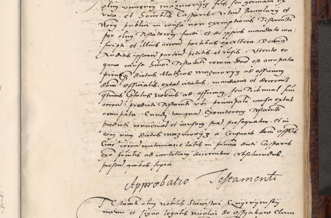 Zdjęcie nr 503 dla obiektu archiwalnego: Acta actorum causar[um sen]tenciarum tam diffinitivarum quam interlocutoriarum et obligacionum coram reverendo domino Benedicto Isdbienski cancellario Gnesnensi, cantore et vicario in spiritualibus generali Craccoviensi ad annum Domini millesimum quingentesimum quadragesimum quartum, cuius indicio est secunda, pontificatus sanctiss[imi] in Christo patris et [domi]ni nostri domini Pauli divina providencia pape tercii feliciter moderni, anno coronancionis eiusdem decimo, continuantur