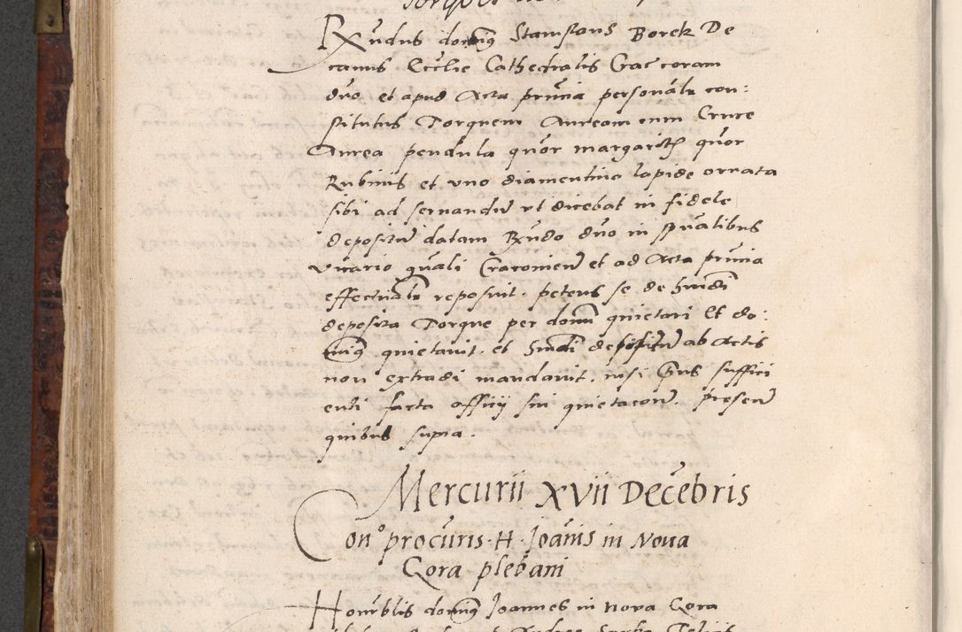 Zdjęcie nr 498 dla obiektu archiwalnego: Acta actorum causar[um sen]tenciarum tam diffinitivarum quam interlocutoriarum et obligacionum coram reverendo domino Benedicto Isdbienski cancellario Gnesnensi, cantore et vicario in spiritualibus generali Craccoviensi ad annum Domini millesimum quingentesimum quadragesimum quartum, cuius indicio est secunda, pontificatus sanctiss[imi] in Christo patris et [domi]ni nostri domini Pauli divina providencia pape tercii feliciter moderni, anno coronancionis eiusdem decimo, continuantur