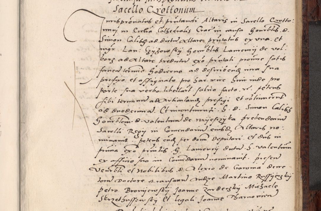 Zdjęcie nr 499 dla obiektu archiwalnego: Acta actorum causar[um sen]tenciarum tam diffinitivarum quam interlocutoriarum et obligacionum coram reverendo domino Benedicto Isdbienski cancellario Gnesnensi, cantore et vicario in spiritualibus generali Craccoviensi ad annum Domini millesimum quingentesimum quadragesimum quartum, cuius indicio est secunda, pontificatus sanctiss[imi] in Christo patris et [domi]ni nostri domini Pauli divina providencia pape tercii feliciter moderni, anno coronancionis eiusdem decimo, continuantur