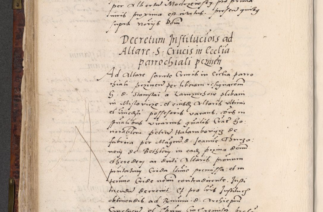 Zdjęcie nr 496 dla obiektu archiwalnego: Acta actorum causar[um sen]tenciarum tam diffinitivarum quam interlocutoriarum et obligacionum coram reverendo domino Benedicto Isdbienski cancellario Gnesnensi, cantore et vicario in spiritualibus generali Craccoviensi ad annum Domini millesimum quingentesimum quadragesimum quartum, cuius indicio est secunda, pontificatus sanctiss[imi] in Christo patris et [domi]ni nostri domini Pauli divina providencia pape tercii feliciter moderni, anno coronancionis eiusdem decimo, continuantur