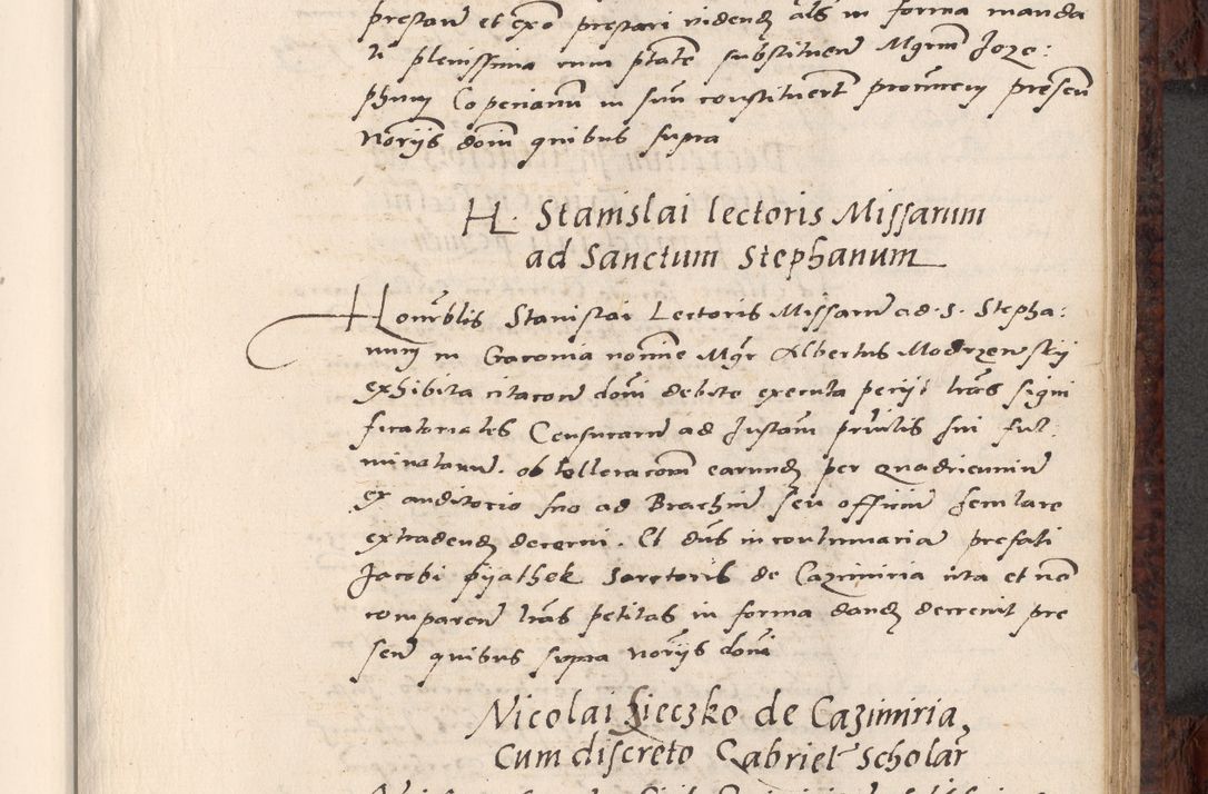 Zdjęcie nr 495 dla obiektu archiwalnego: Acta actorum causar[um sen]tenciarum tam diffinitivarum quam interlocutoriarum et obligacionum coram reverendo domino Benedicto Isdbienski cancellario Gnesnensi, cantore et vicario in spiritualibus generali Craccoviensi ad annum Domini millesimum quingentesimum quadragesimum quartum, cuius indicio est secunda, pontificatus sanctiss[imi] in Christo patris et [domi]ni nostri domini Pauli divina providencia pape tercii feliciter moderni, anno coronancionis eiusdem decimo, continuantur