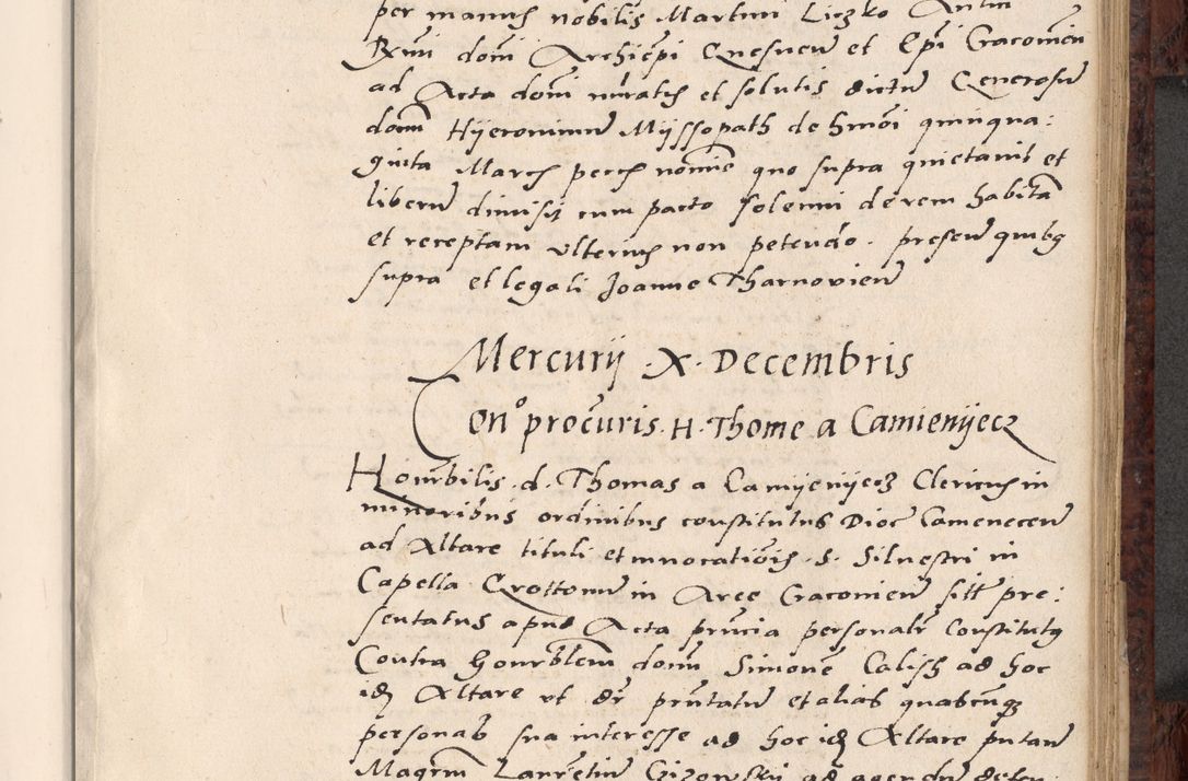 Zdjęcie nr 483 dla obiektu archiwalnego: Acta actorum causar[um sen]tenciarum tam diffinitivarum quam interlocutoriarum et obligacionum coram reverendo domino Benedicto Isdbienski cancellario Gnesnensi, cantore et vicario in spiritualibus generali Craccoviensi ad annum Domini millesimum quingentesimum quadragesimum quartum, cuius indicio est secunda, pontificatus sanctiss[imi] in Christo patris et [domi]ni nostri domini Pauli divina providencia pape tercii feliciter moderni, anno coronancionis eiusdem decimo, continuantur