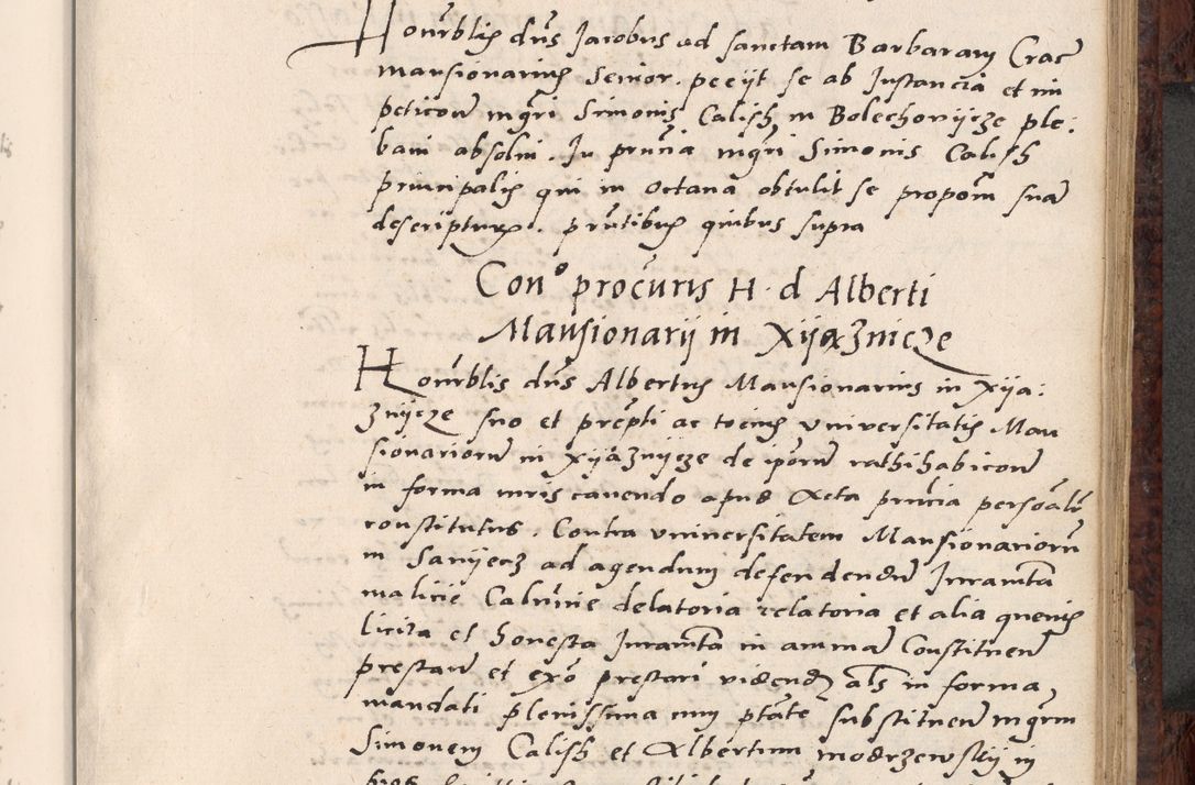 Zdjęcie nr 481 dla obiektu archiwalnego: Acta actorum causar[um sen]tenciarum tam diffinitivarum quam interlocutoriarum et obligacionum coram reverendo domino Benedicto Isdbienski cancellario Gnesnensi, cantore et vicario in spiritualibus generali Craccoviensi ad annum Domini millesimum quingentesimum quadragesimum quartum, cuius indicio est secunda, pontificatus sanctiss[imi] in Christo patris et [domi]ni nostri domini Pauli divina providencia pape tercii feliciter moderni, anno coronancionis eiusdem decimo, continuantur