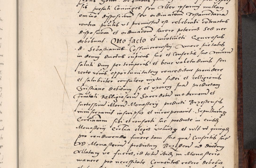 Zdjęcie nr 477 dla obiektu archiwalnego: Acta actorum causar[um sen]tenciarum tam diffinitivarum quam interlocutoriarum et obligacionum coram reverendo domino Benedicto Isdbienski cancellario Gnesnensi, cantore et vicario in spiritualibus generali Craccoviensi ad annum Domini millesimum quingentesimum quadragesimum quartum, cuius indicio est secunda, pontificatus sanctiss[imi] in Christo patris et [domi]ni nostri domini Pauli divina providencia pape tercii feliciter moderni, anno coronancionis eiusdem decimo, continuantur