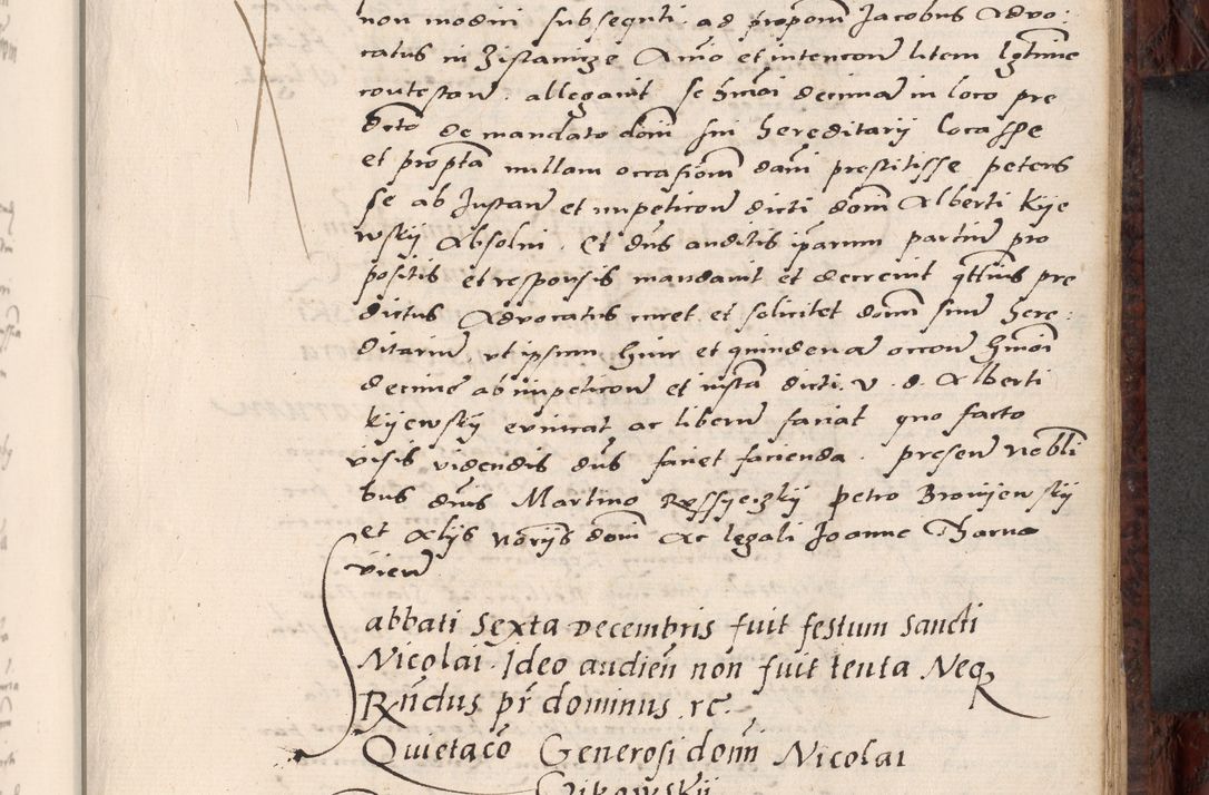 Zdjęcie nr 471 dla obiektu archiwalnego: Acta actorum causar[um sen]tenciarum tam diffinitivarum quam interlocutoriarum et obligacionum coram reverendo domino Benedicto Isdbienski cancellario Gnesnensi, cantore et vicario in spiritualibus generali Craccoviensi ad annum Domini millesimum quingentesimum quadragesimum quartum, cuius indicio est secunda, pontificatus sanctiss[imi] in Christo patris et [domi]ni nostri domini Pauli divina providencia pape tercii feliciter moderni, anno coronancionis eiusdem decimo, continuantur