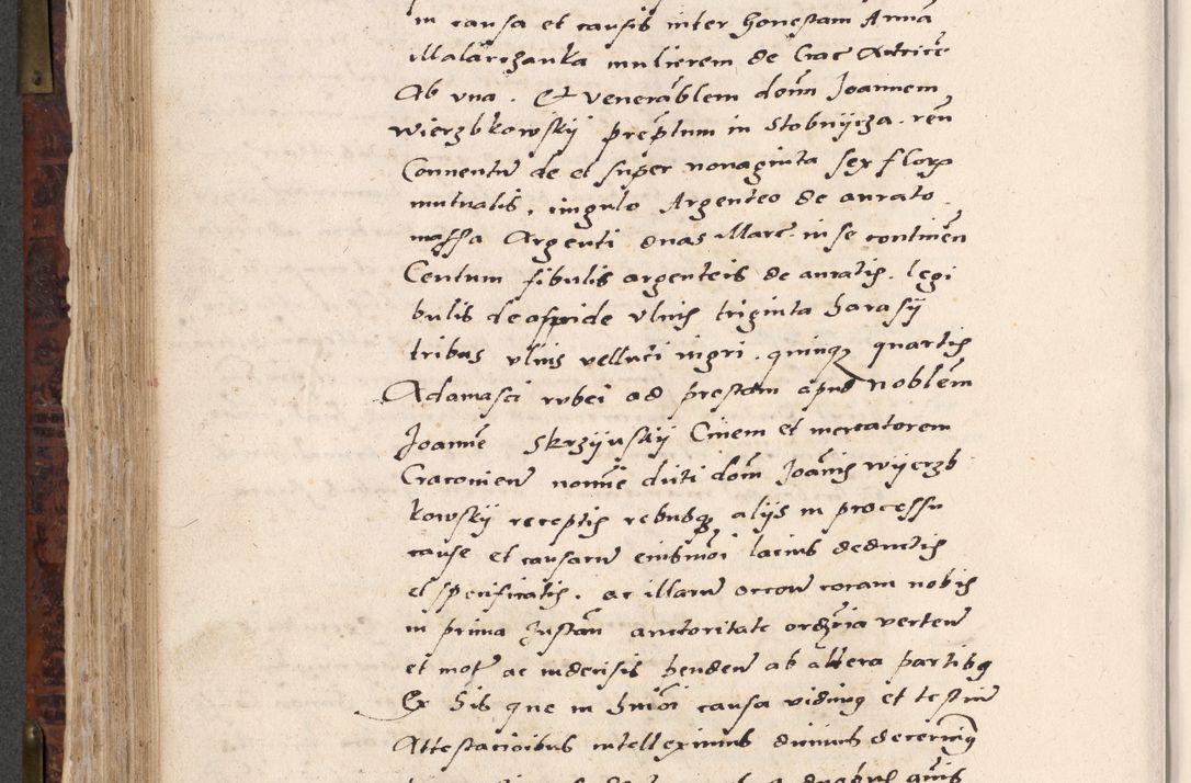 Zdjęcie nr 460 dla obiektu archiwalnego: Acta actorum causar[um sen]tenciarum tam diffinitivarum quam interlocutoriarum et obligacionum coram reverendo domino Benedicto Isdbienski cancellario Gnesnensi, cantore et vicario in spiritualibus generali Craccoviensi ad annum Domini millesimum quingentesimum quadragesimum quartum, cuius indicio est secunda, pontificatus sanctiss[imi] in Christo patris et [domi]ni nostri domini Pauli divina providencia pape tercii feliciter moderni, anno coronancionis eiusdem decimo, continuantur