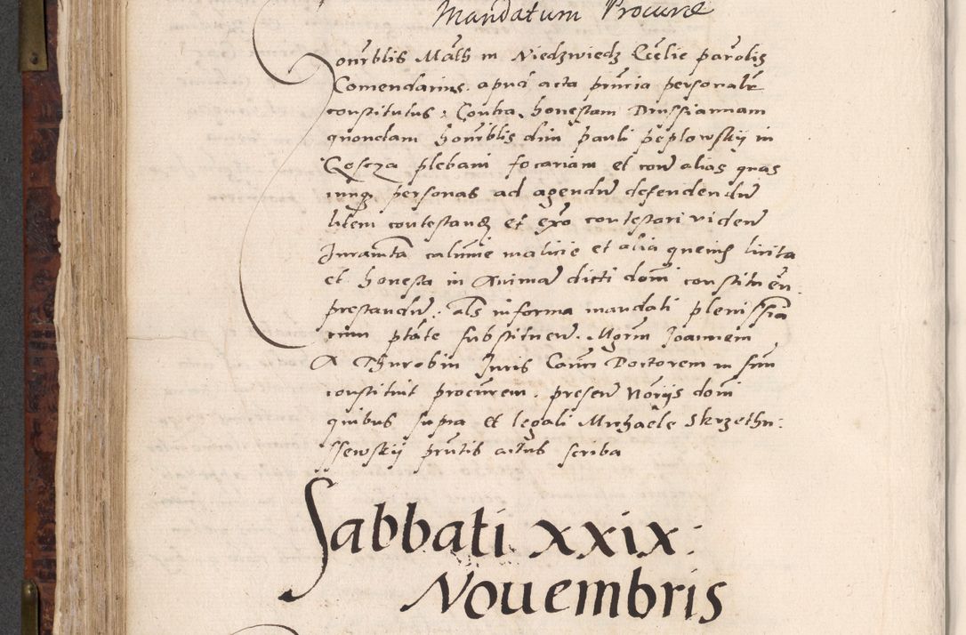 Zdjęcie nr 450 dla obiektu archiwalnego: Acta actorum causar[um sen]tenciarum tam diffinitivarum quam interlocutoriarum et obligacionum coram reverendo domino Benedicto Isdbienski cancellario Gnesnensi, cantore et vicario in spiritualibus generali Craccoviensi ad annum Domini millesimum quingentesimum quadragesimum quartum, cuius indicio est secunda, pontificatus sanctiss[imi] in Christo patris et [domi]ni nostri domini Pauli divina providencia pape tercii feliciter moderni, anno coronancionis eiusdem decimo, continuantur