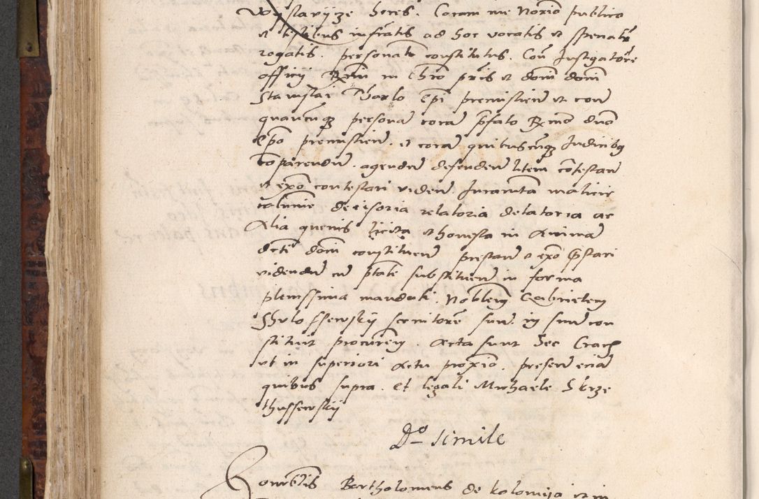 Zdjęcie nr 442 dla obiektu archiwalnego: Acta actorum causar[um sen]tenciarum tam diffinitivarum quam interlocutoriarum et obligacionum coram reverendo domino Benedicto Isdbienski cancellario Gnesnensi, cantore et vicario in spiritualibus generali Craccoviensi ad annum Domini millesimum quingentesimum quadragesimum quartum, cuius indicio est secunda, pontificatus sanctiss[imi] in Christo patris et [domi]ni nostri domini Pauli divina providencia pape tercii feliciter moderni, anno coronancionis eiusdem decimo, continuantur