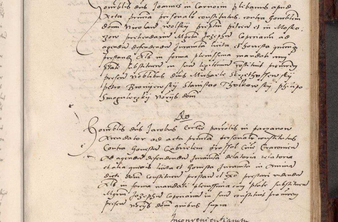 Zdjęcie nr 437 dla obiektu archiwalnego: Acta actorum causar[um sen]tenciarum tam diffinitivarum quam interlocutoriarum et obligacionum coram reverendo domino Benedicto Isdbienski cancellario Gnesnensi, cantore et vicario in spiritualibus generali Craccoviensi ad annum Domini millesimum quingentesimum quadragesimum quartum, cuius indicio est secunda, pontificatus sanctiss[imi] in Christo patris et [domi]ni nostri domini Pauli divina providencia pape tercii feliciter moderni, anno coronancionis eiusdem decimo, continuantur