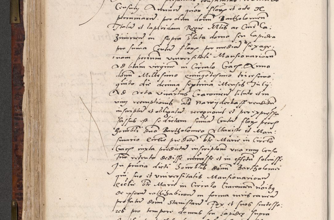 Zdjęcie nr 428 dla obiektu archiwalnego: Acta actorum causar[um sen]tenciarum tam diffinitivarum quam interlocutoriarum et obligacionum coram reverendo domino Benedicto Isdbienski cancellario Gnesnensi, cantore et vicario in spiritualibus generali Craccoviensi ad annum Domini millesimum quingentesimum quadragesimum quartum, cuius indicio est secunda, pontificatus sanctiss[imi] in Christo patris et [domi]ni nostri domini Pauli divina providencia pape tercii feliciter moderni, anno coronancionis eiusdem decimo, continuantur
