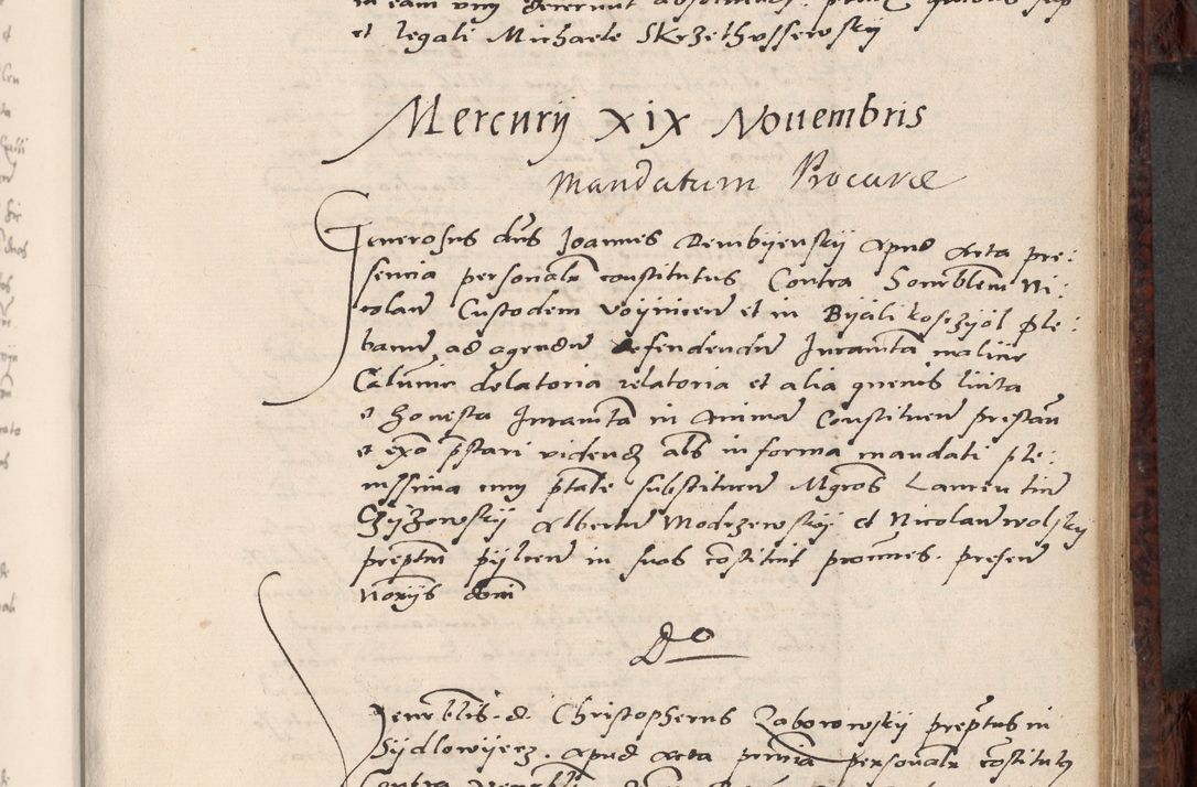Zdjęcie nr 427 dla obiektu archiwalnego: Acta actorum causar[um sen]tenciarum tam diffinitivarum quam interlocutoriarum et obligacionum coram reverendo domino Benedicto Isdbienski cancellario Gnesnensi, cantore et vicario in spiritualibus generali Craccoviensi ad annum Domini millesimum quingentesimum quadragesimum quartum, cuius indicio est secunda, pontificatus sanctiss[imi] in Christo patris et [domi]ni nostri domini Pauli divina providencia pape tercii feliciter moderni, anno coronancionis eiusdem decimo, continuantur