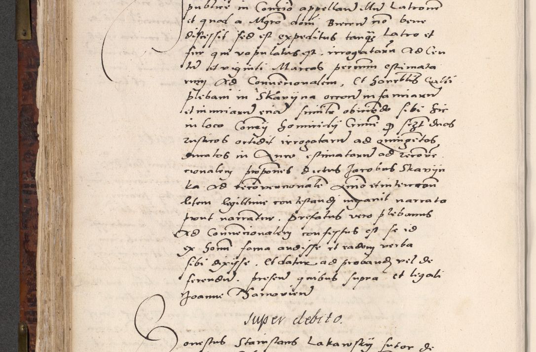 Zdjęcie nr 426 dla obiektu archiwalnego: Acta actorum causar[um sen]tenciarum tam diffinitivarum quam interlocutoriarum et obligacionum coram reverendo domino Benedicto Isdbienski cancellario Gnesnensi, cantore et vicario in spiritualibus generali Craccoviensi ad annum Domini millesimum quingentesimum quadragesimum quartum, cuius indicio est secunda, pontificatus sanctiss[imi] in Christo patris et [domi]ni nostri domini Pauli divina providencia pape tercii feliciter moderni, anno coronancionis eiusdem decimo, continuantur