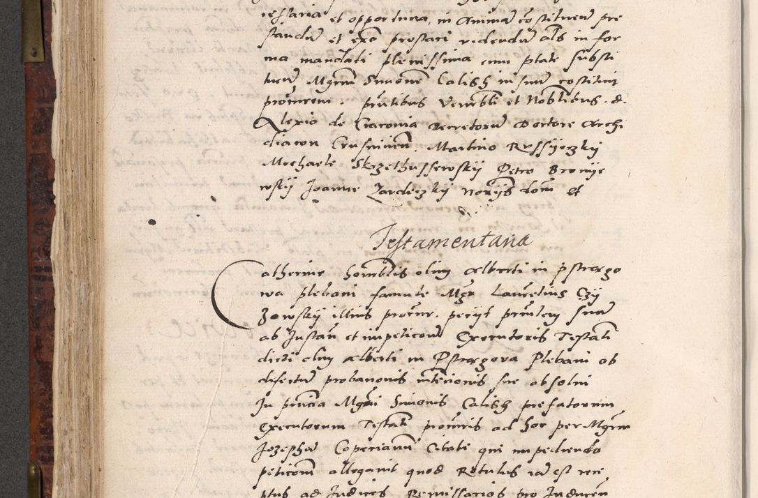 Zdjęcie nr 424 dla obiektu archiwalnego: Acta actorum causar[um sen]tenciarum tam diffinitivarum quam interlocutoriarum et obligacionum coram reverendo domino Benedicto Isdbienski cancellario Gnesnensi, cantore et vicario in spiritualibus generali Craccoviensi ad annum Domini millesimum quingentesimum quadragesimum quartum, cuius indicio est secunda, pontificatus sanctiss[imi] in Christo patris et [domi]ni nostri domini Pauli divina providencia pape tercii feliciter moderni, anno coronancionis eiusdem decimo, continuantur