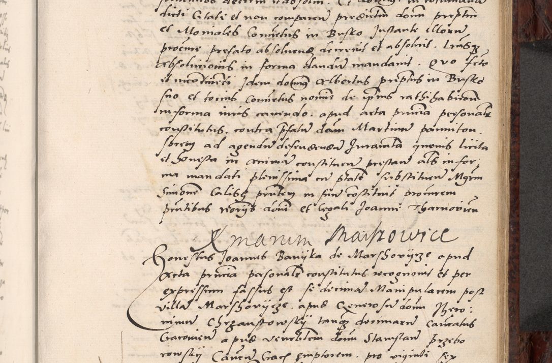 Zdjęcie nr 423 dla obiektu archiwalnego: Acta actorum causar[um sen]tenciarum tam diffinitivarum quam interlocutoriarum et obligacionum coram reverendo domino Benedicto Isdbienski cancellario Gnesnensi, cantore et vicario in spiritualibus generali Craccoviensi ad annum Domini millesimum quingentesimum quadragesimum quartum, cuius indicio est secunda, pontificatus sanctiss[imi] in Christo patris et [domi]ni nostri domini Pauli divina providencia pape tercii feliciter moderni, anno coronancionis eiusdem decimo, continuantur