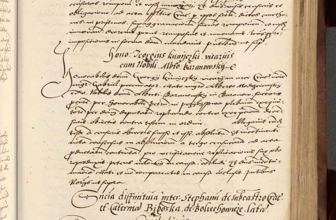 Zdjęcie nr 205 dla obiektu archiwalnego: Acta actorum causarum, sentenciarum, obligationum et mandatorum coram reverendo patre domino Petro Porembski preposito Osswieczimensi, canonico et officiali generali Cracoviensi ad annum Domini millesimum quingentesimum quadrogesimum sextum, cuius inditio est quarta, pontificatus sanctissimi in Christo patris et domini nostri domini Pauli divina providencia papae tercii, anno ipsius duodecimo, a die ac mense infrascriptis feliciter inchoantur