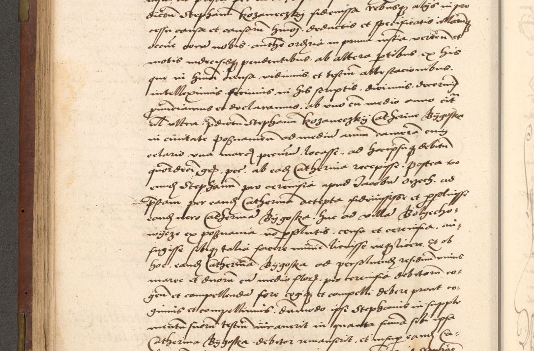 Zdjęcie nr 206 dla obiektu archiwalnego: Acta actorum causarum, sentenciarum, obligationum et mandatorum coram reverendo patre domino Petro Porembski preposito Osswieczimensi, canonico et officiali generali Cracoviensi ad annum Domini millesimum quingentesimum quadrogesimum sextum, cuius inditio est quarta, pontificatus sanctissimi in Christo patris et domini nostri domini Pauli divina providencia papae tercii, anno ipsius duodecimo, a die ac mense infrascriptis feliciter inchoantur