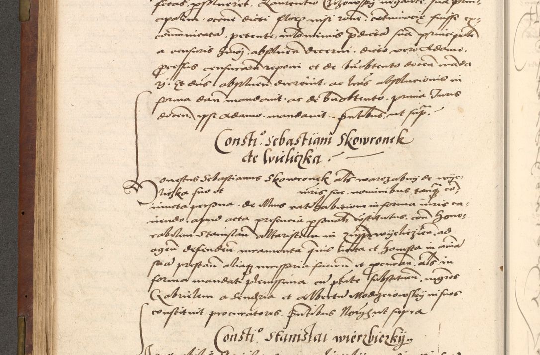 Zdjęcie nr 196 dla obiektu archiwalnego: Acta actorum causarum, sentenciarum, obligationum et mandatorum coram reverendo patre domino Petro Porembski preposito Osswieczimensi, canonico et officiali generali Cracoviensi ad annum Domini millesimum quingentesimum quadrogesimum sextum, cuius inditio est quarta, pontificatus sanctissimi in Christo patris et domini nostri domini Pauli divina providencia papae tercii, anno ipsius duodecimo, a die ac mense infrascriptis feliciter inchoantur