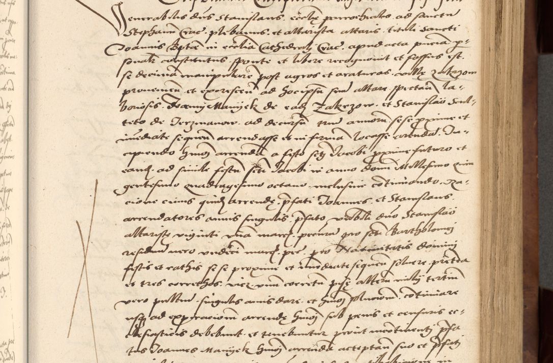 Zdjęcie nr 189 dla obiektu archiwalnego: Acta actorum causarum, sentenciarum, obligationum et mandatorum coram reverendo patre domino Petro Porembski preposito Osswieczimensi, canonico et officiali generali Cracoviensi ad annum Domini millesimum quingentesimum quadrogesimum sextum, cuius inditio est quarta, pontificatus sanctissimi in Christo patris et domini nostri domini Pauli divina providencia papae tercii, anno ipsius duodecimo, a die ac mense infrascriptis feliciter inchoantur