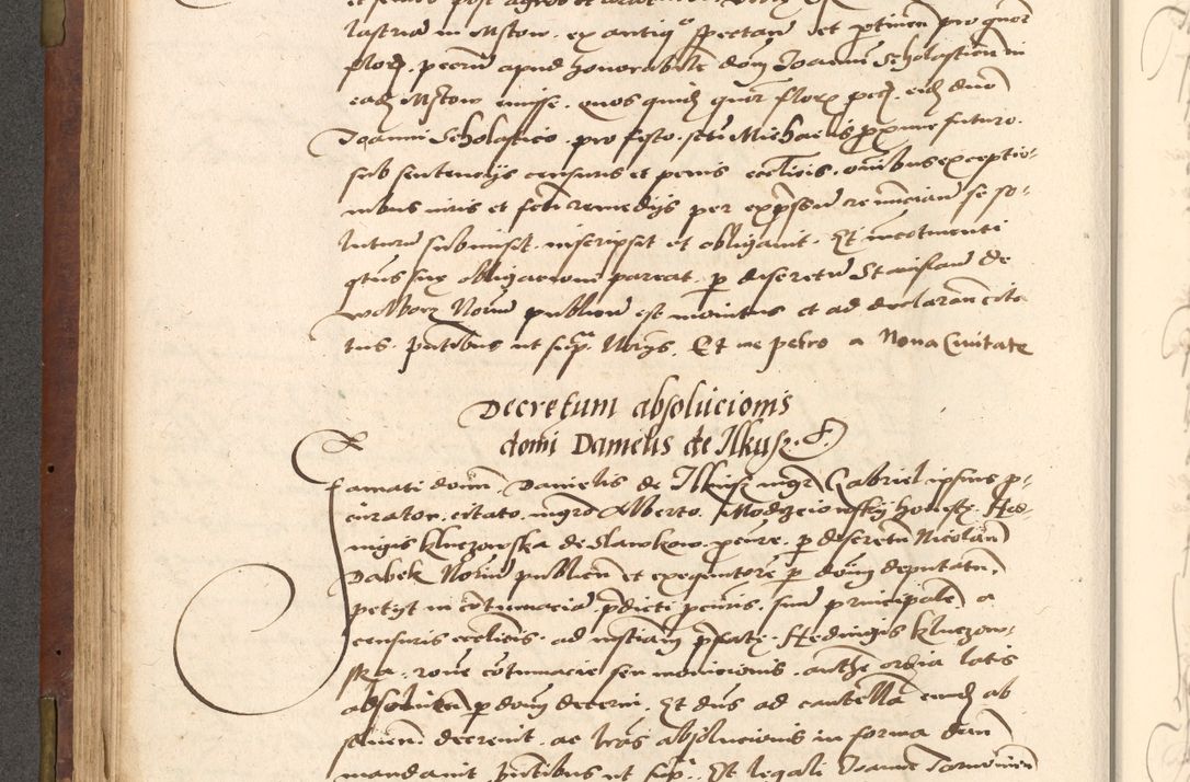 Zdjęcie nr 186 dla obiektu archiwalnego: Acta actorum causarum, sentenciarum, obligationum et mandatorum coram reverendo patre domino Petro Porembski preposito Osswieczimensi, canonico et officiali generali Cracoviensi ad annum Domini millesimum quingentesimum quadrogesimum sextum, cuius inditio est quarta, pontificatus sanctissimi in Christo patris et domini nostri domini Pauli divina providencia papae tercii, anno ipsius duodecimo, a die ac mense infrascriptis feliciter inchoantur