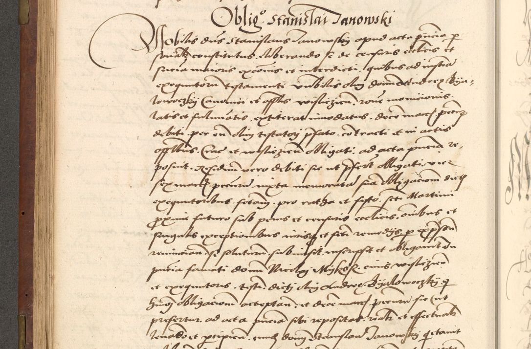 Zdjęcie nr 190 dla obiektu archiwalnego: Acta actorum causarum, sentenciarum, obligationum et mandatorum coram reverendo patre domino Petro Porembski preposito Osswieczimensi, canonico et officiali generali Cracoviensi ad annum Domini millesimum quingentesimum quadrogesimum sextum, cuius inditio est quarta, pontificatus sanctissimi in Christo patris et domini nostri domini Pauli divina providencia papae tercii, anno ipsius duodecimo, a die ac mense infrascriptis feliciter inchoantur