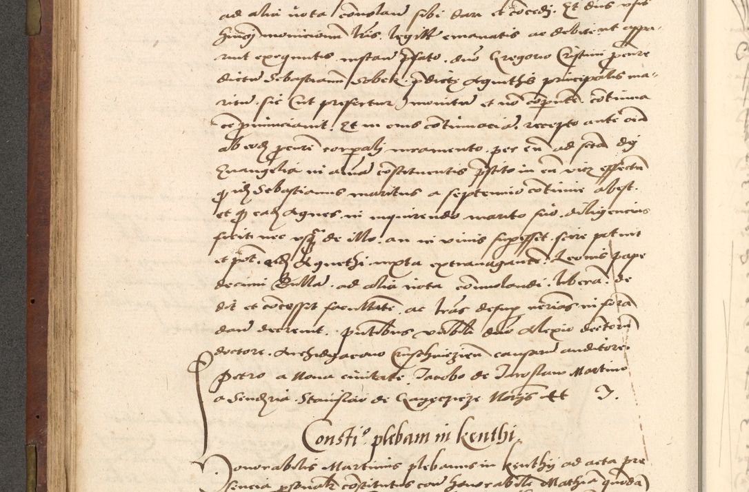 Zdjęcie nr 188 dla obiektu archiwalnego: Acta actorum causarum, sentenciarum, obligationum et mandatorum coram reverendo patre domino Petro Porembski preposito Osswieczimensi, canonico et officiali generali Cracoviensi ad annum Domini millesimum quingentesimum quadrogesimum sextum, cuius inditio est quarta, pontificatus sanctissimi in Christo patris et domini nostri domini Pauli divina providencia papae tercii, anno ipsius duodecimo, a die ac mense infrascriptis feliciter inchoantur