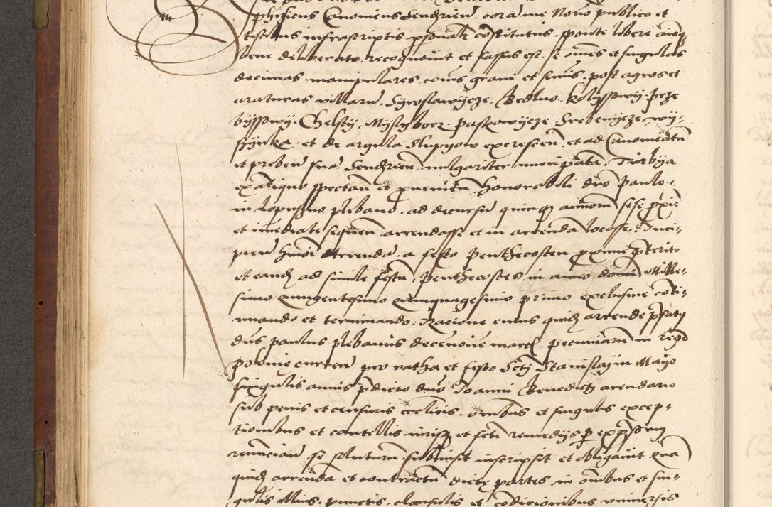 Zdjęcie nr 180 dla obiektu archiwalnego: Acta actorum causarum, sentenciarum, obligationum et mandatorum coram reverendo patre domino Petro Porembski preposito Osswieczimensi, canonico et officiali generali Cracoviensi ad annum Domini millesimum quingentesimum quadrogesimum sextum, cuius inditio est quarta, pontificatus sanctissimi in Christo patris et domini nostri domini Pauli divina providencia papae tercii, anno ipsius duodecimo, a die ac mense infrascriptis feliciter inchoantur