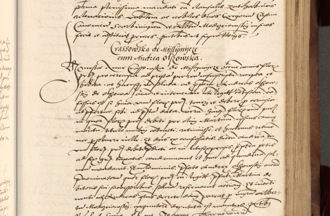 Zdjęcie nr 179 dla obiektu archiwalnego: Acta actorum causarum, sentenciarum, obligationum et mandatorum coram reverendo patre domino Petro Porembski preposito Osswieczimensi, canonico et officiali generali Cracoviensi ad annum Domini millesimum quingentesimum quadrogesimum sextum, cuius inditio est quarta, pontificatus sanctissimi in Christo patris et domini nostri domini Pauli divina providencia papae tercii, anno ipsius duodecimo, a die ac mense infrascriptis feliciter inchoantur