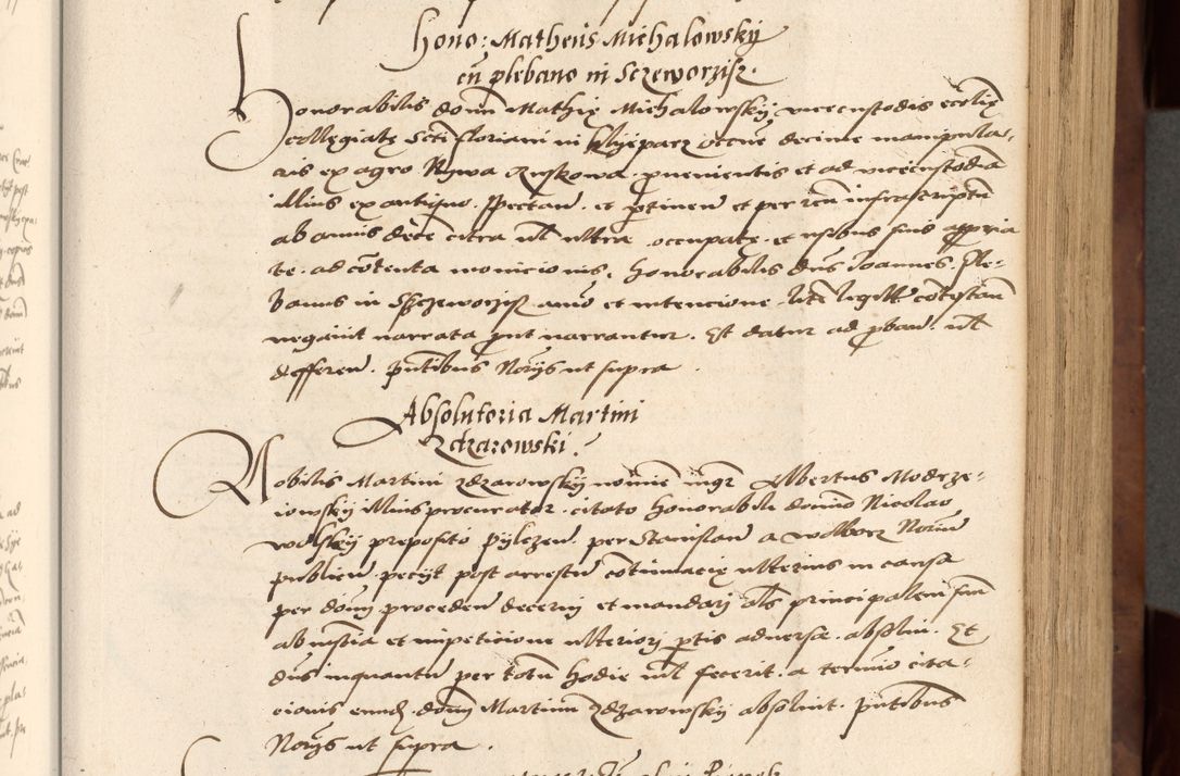 Zdjęcie nr 175 dla obiektu archiwalnego: Acta actorum causarum, sentenciarum, obligationum et mandatorum coram reverendo patre domino Petro Porembski preposito Osswieczimensi, canonico et officiali generali Cracoviensi ad annum Domini millesimum quingentesimum quadrogesimum sextum, cuius inditio est quarta, pontificatus sanctissimi in Christo patris et domini nostri domini Pauli divina providencia papae tercii, anno ipsius duodecimo, a die ac mense infrascriptis feliciter inchoantur
