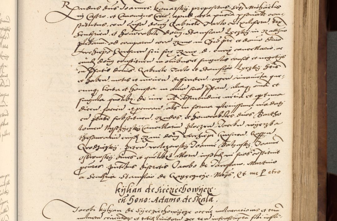 Zdjęcie nr 173 dla obiektu archiwalnego: Acta actorum causarum, sentenciarum, obligationum et mandatorum coram reverendo patre domino Petro Porembski preposito Osswieczimensi, canonico et officiali generali Cracoviensi ad annum Domini millesimum quingentesimum quadrogesimum sextum, cuius inditio est quarta, pontificatus sanctissimi in Christo patris et domini nostri domini Pauli divina providencia papae tercii, anno ipsius duodecimo, a die ac mense infrascriptis feliciter inchoantur