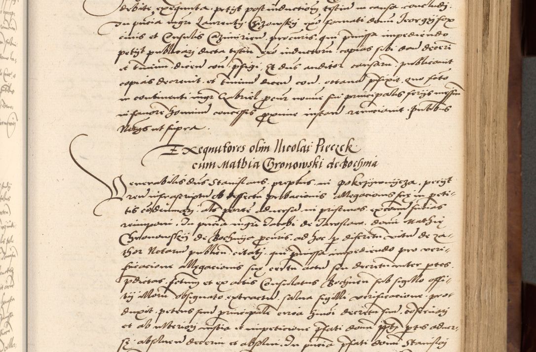 Zdjęcie nr 169 dla obiektu archiwalnego: Acta actorum causarum, sentenciarum, obligationum et mandatorum coram reverendo patre domino Petro Porembski preposito Osswieczimensi, canonico et officiali generali Cracoviensi ad annum Domini millesimum quingentesimum quadrogesimum sextum, cuius inditio est quarta, pontificatus sanctissimi in Christo patris et domini nostri domini Pauli divina providencia papae tercii, anno ipsius duodecimo, a die ac mense infrascriptis feliciter inchoantur