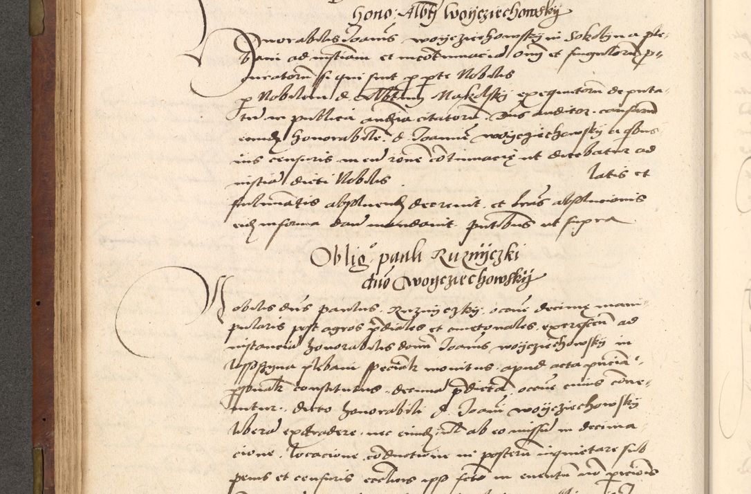 Zdjęcie nr 156 dla obiektu archiwalnego: Acta actorum causarum, sentenciarum, obligationum et mandatorum coram reverendo patre domino Petro Porembski preposito Osswieczimensi, canonico et officiali generali Cracoviensi ad annum Domini millesimum quingentesimum quadrogesimum sextum, cuius inditio est quarta, pontificatus sanctissimi in Christo patris et domini nostri domini Pauli divina providencia papae tercii, anno ipsius duodecimo, a die ac mense infrascriptis feliciter inchoantur