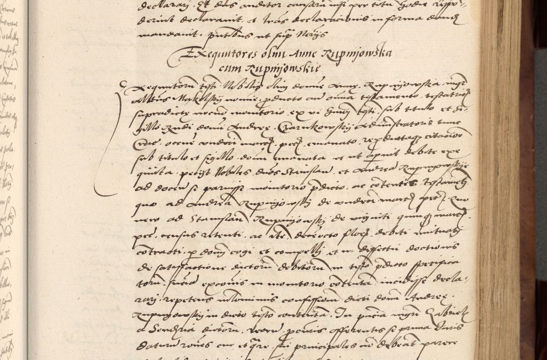 Zdjęcie nr 155 dla obiektu archiwalnego: Acta actorum causarum, sentenciarum, obligationum et mandatorum coram reverendo patre domino Petro Porembski preposito Osswieczimensi, canonico et officiali generali Cracoviensi ad annum Domini millesimum quingentesimum quadrogesimum sextum, cuius inditio est quarta, pontificatus sanctissimi in Christo patris et domini nostri domini Pauli divina providencia papae tercii, anno ipsius duodecimo, a die ac mense infrascriptis feliciter inchoantur