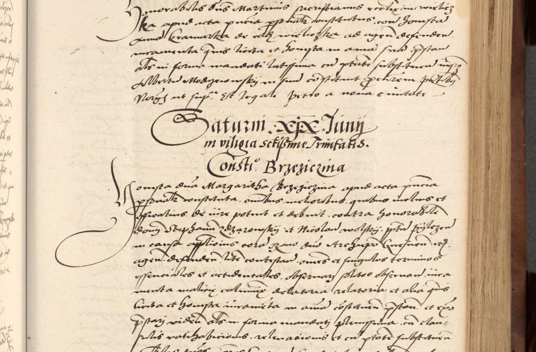 Zdjęcie nr 151 dla obiektu archiwalnego: Acta actorum causarum, sentenciarum, obligationum et mandatorum coram reverendo patre domino Petro Porembski preposito Osswieczimensi, canonico et officiali generali Cracoviensi ad annum Domini millesimum quingentesimum quadrogesimum sextum, cuius inditio est quarta, pontificatus sanctissimi in Christo patris et domini nostri domini Pauli divina providencia papae tercii, anno ipsius duodecimo, a die ac mense infrascriptis feliciter inchoantur