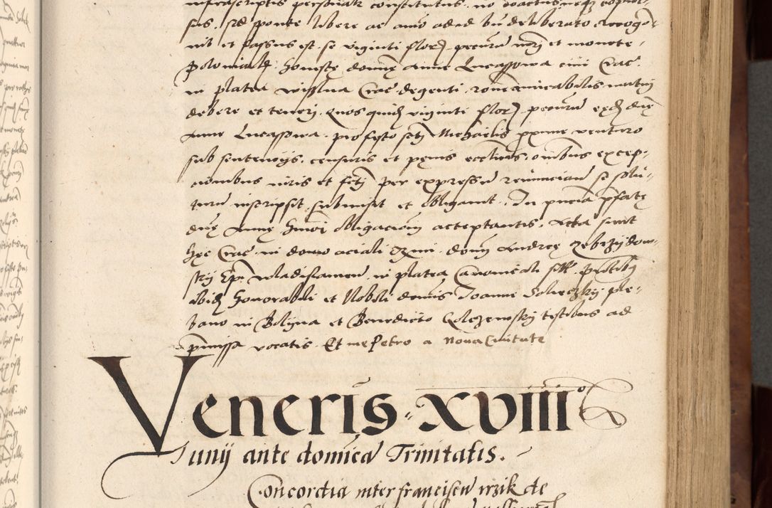 Zdjęcie nr 143 dla obiektu archiwalnego: Acta actorum causarum, sentenciarum, obligationum et mandatorum coram reverendo patre domino Petro Porembski preposito Osswieczimensi, canonico et officiali generali Cracoviensi ad annum Domini millesimum quingentesimum quadrogesimum sextum, cuius inditio est quarta, pontificatus sanctissimi in Christo patris et domini nostri domini Pauli divina providencia papae tercii, anno ipsius duodecimo, a die ac mense infrascriptis feliciter inchoantur