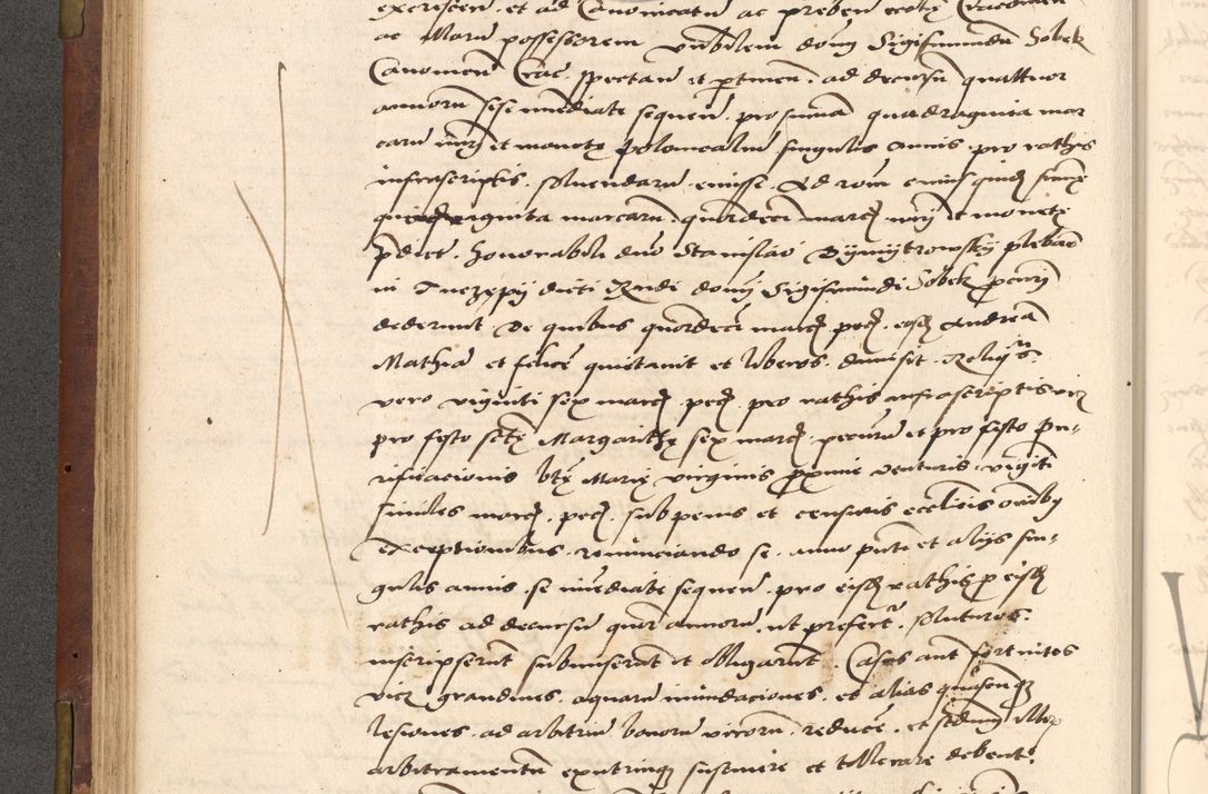 Zdjęcie nr 142 dla obiektu archiwalnego: Acta actorum causarum, sentenciarum, obligationum et mandatorum coram reverendo patre domino Petro Porembski preposito Osswieczimensi, canonico et officiali generali Cracoviensi ad annum Domini millesimum quingentesimum quadrogesimum sextum, cuius inditio est quarta, pontificatus sanctissimi in Christo patris et domini nostri domini Pauli divina providencia papae tercii, anno ipsius duodecimo, a die ac mense infrascriptis feliciter inchoantur