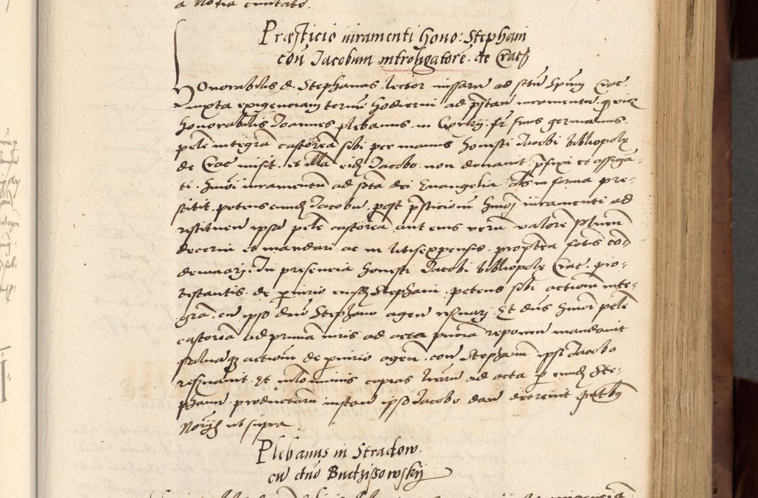 Zdjęcie nr 137 dla obiektu archiwalnego: Acta actorum causarum, sentenciarum, obligationum et mandatorum coram reverendo patre domino Petro Porembski preposito Osswieczimensi, canonico et officiali generali Cracoviensi ad annum Domini millesimum quingentesimum quadrogesimum sextum, cuius inditio est quarta, pontificatus sanctissimi in Christo patris et domini nostri domini Pauli divina providencia papae tercii, anno ipsius duodecimo, a die ac mense infrascriptis feliciter inchoantur