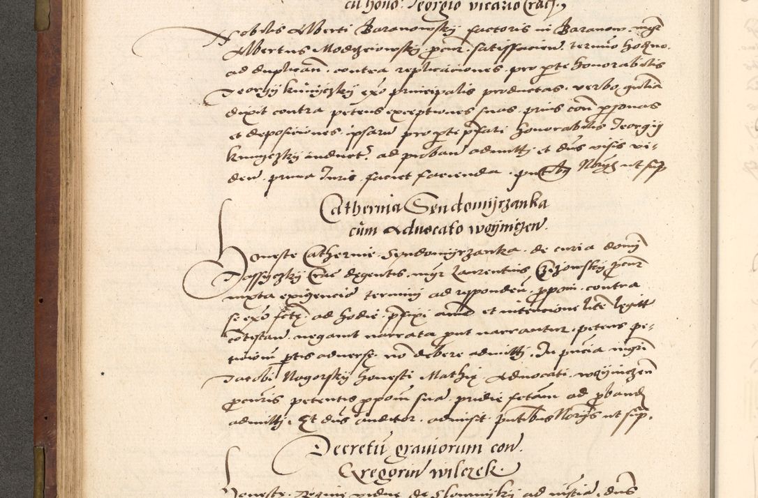 Zdjęcie nr 134 dla obiektu archiwalnego: Acta actorum causarum, sentenciarum, obligationum et mandatorum coram reverendo patre domino Petro Porembski preposito Osswieczimensi, canonico et officiali generali Cracoviensi ad annum Domini millesimum quingentesimum quadrogesimum sextum, cuius inditio est quarta, pontificatus sanctissimi in Christo patris et domini nostri domini Pauli divina providencia papae tercii, anno ipsius duodecimo, a die ac mense infrascriptis feliciter inchoantur