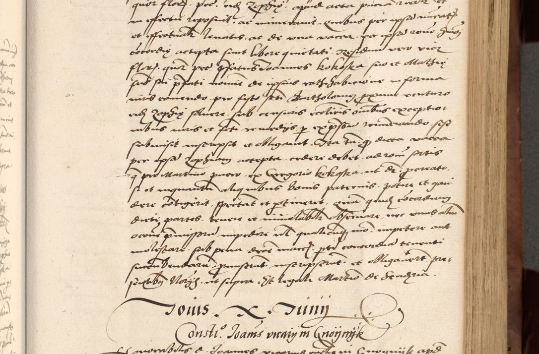 Zdjęcie nr 129 dla obiektu archiwalnego: Acta actorum causarum, sentenciarum, obligationum et mandatorum coram reverendo patre domino Petro Porembski preposito Osswieczimensi, canonico et officiali generali Cracoviensi ad annum Domini millesimum quingentesimum quadrogesimum sextum, cuius inditio est quarta, pontificatus sanctissimi in Christo patris et domini nostri domini Pauli divina providencia papae tercii, anno ipsius duodecimo, a die ac mense infrascriptis feliciter inchoantur