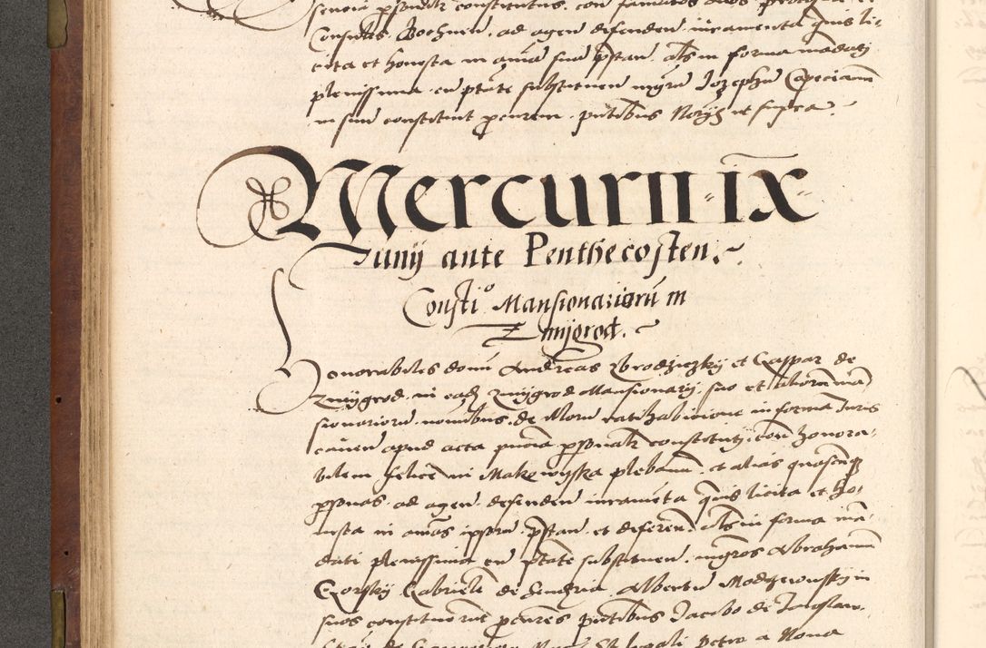 Zdjęcie nr 124 dla obiektu archiwalnego: Acta actorum causarum, sentenciarum, obligationum et mandatorum coram reverendo patre domino Petro Porembski preposito Osswieczimensi, canonico et officiali generali Cracoviensi ad annum Domini millesimum quingentesimum quadrogesimum sextum, cuius inditio est quarta, pontificatus sanctissimi in Christo patris et domini nostri domini Pauli divina providencia papae tercii, anno ipsius duodecimo, a die ac mense infrascriptis feliciter inchoantur