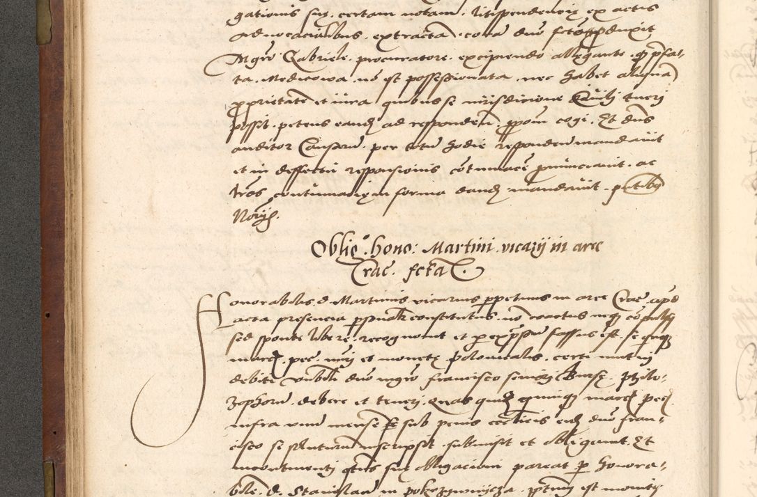 Zdjęcie nr 110 dla obiektu archiwalnego: Acta actorum causarum, sentenciarum, obligationum et mandatorum coram reverendo patre domino Petro Porembski preposito Osswieczimensi, canonico et officiali generali Cracoviensi ad annum Domini millesimum quingentesimum quadrogesimum sextum, cuius inditio est quarta, pontificatus sanctissimi in Christo patris et domini nostri domini Pauli divina providencia papae tercii, anno ipsius duodecimo, a die ac mense infrascriptis feliciter inchoantur