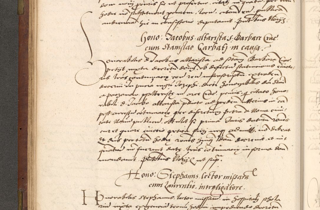 Zdjęcie nr 108 dla obiektu archiwalnego: Acta actorum causarum, sentenciarum, obligationum et mandatorum coram reverendo patre domino Petro Porembski preposito Osswieczimensi, canonico et officiali generali Cracoviensi ad annum Domini millesimum quingentesimum quadrogesimum sextum, cuius inditio est quarta, pontificatus sanctissimi in Christo patris et domini nostri domini Pauli divina providencia papae tercii, anno ipsius duodecimo, a die ac mense infrascriptis feliciter inchoantur